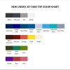 tank top color chart - Shrek Stuff