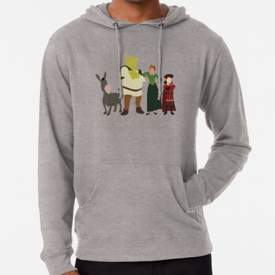 Minimalist Shrek And Friends Hoodie